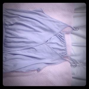 Grey crop top tank top